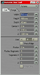 The freezer door settings.