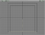 The freezer door 'interior' polygon.