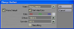 Surface settings.