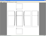 UV 'box' template for the entire refrigerator object.