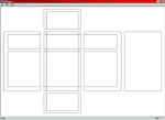 UV 'box' template for refrigerator base.