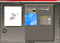 Background shader settings