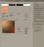 Material settings: simple.