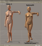 Poser 7 universal poses, 3
