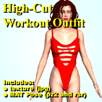 High-Cut Workout Outfit 'ad image'