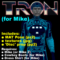 Tron textures for Mike 'ad image'