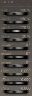 Turn box into 'mirror' settings.