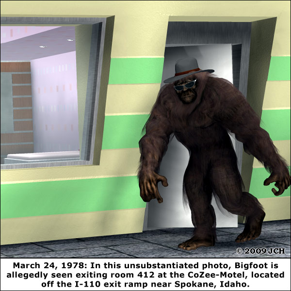 Yet Another Unsubstantiated Bigfoot Sighting