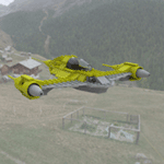 Brick Naboo N1 Flyby