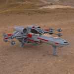 Brick X-Wing On Ground