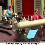 Casual Friday on the Bridge