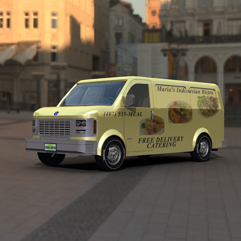 Delivery Van Vue HDRI