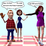 Don and Judy Meet Vicky (in Poser 5)
