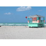 Lifeguard Stand Watercolor