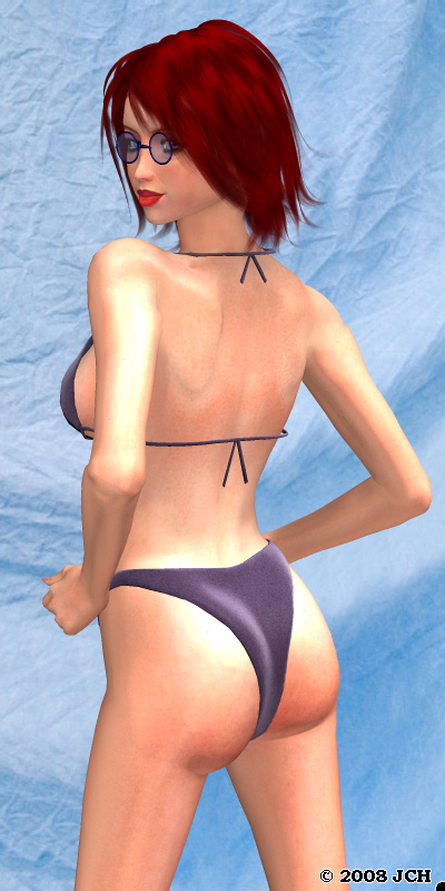 Tabby 2 - Purple Bikini