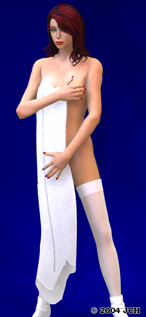 Reanna in a Towel (implied nudity)