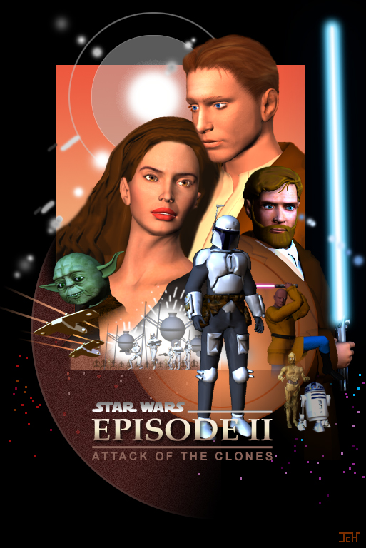 Star Wars: Episode II- Attack of the Clones Movie Poster Star Wars: Episode II- Attack of the Clones Movie Poster