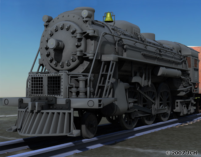 Steam Locomotive at Rest