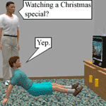 Watching a Christmas Special