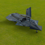 YF-23 Phantom In a Field