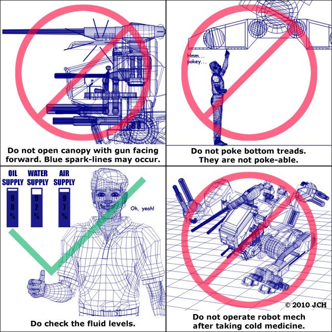 Hawksclaw Do`s and Don`t`s (humor)