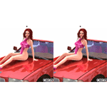 Tabby: Car Pin Up 3D