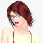 Tabby 2 in a Red Bikini 2