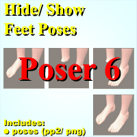 Hide/ Show Feet Poses P6 'ad image'