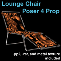 Lounge Chair, Poser Prop 'ad image'
