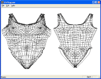 UV texture map for the Leotard object